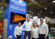 Serhat Sarikaya, Olaf Mos, Firuza Rakhimova and Stanislav Medvedev with Gakon Netafim.