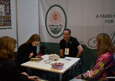 Jürgen Hoogland with P. Aken this family owned business is selling bulbs for over 125 years.