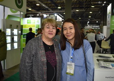 Elena Zarubina with FlowersExpo Moscow, Aigerim Serikova with Flora|Garden|Village. Show organisers.