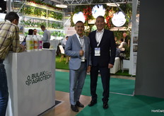 Darkhan Kassabayev deputy director and Kanat Koshman president of Kazakhstan greenhouse association.