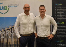 Edward Verbakel en Nanne Bentvelzen VB Group. Looking to connect with the growers. "The vegetable growing market is increasing in North America. This noticeable at the show", says Edward.