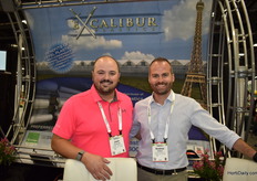 Josh Carnevale with Excalibur Plastics and Andrea Pagliari with Eifel