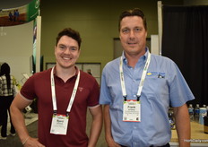 Bjard Schoots with Crux Agribotics and Frank te Kamp from Paul Boers. 