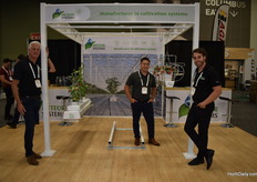 Marc Staring, Jonathan Wong- Hinch and Ryan Bento with Meteor Systems. Seeing the Mexican market growing