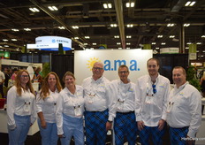 The A. M. A. Team is proud about their newly designed strawberry gutter system for smaller operations 