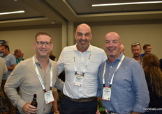 Pascal den Heijer with Scre3ns, Edward Verbakel from VB Group and Roeland van Dijk with VH Systems