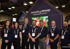 The Gakon Netafim team are enjoying the show and shared information about their irrigation and greenhouse solutions