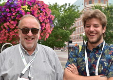 Father and son, Michiel and Thom van Spronsen