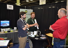 José Morales andCody Seals with Benefical Insectary