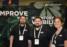 Duncan Holmes, James Montgomery and Chelsea Bailey with SBI Software