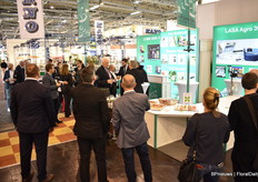 Busy at the 20th anniversary party of Step Systems at the first day of the show.