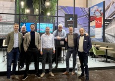 PDI and Olsthoorn Greenhouse Projects at their shared booth, where also HAWE Cultivation Systems was present.