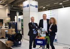 Wijnand Visser, Kristina Spiess and Thoma Heb (Cyclop), next to the Axro Binder