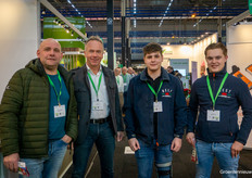 Wim Roosen of Dutch Plantin with team Best Peppers: Wilfred van den Berg, Tijn van den Berg and Merijn van Lith