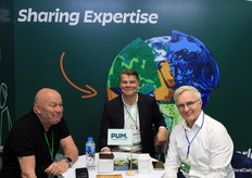 Sven Dekker, Wiemer Renkema and Bert Jan Post with PUM