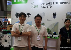 Chris Tsai, Qian Feng and Mandy with An Jarl Enterprise