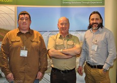 Ross Watt, Brian Watt and Kevin Holroyd from Elite Tunnels.