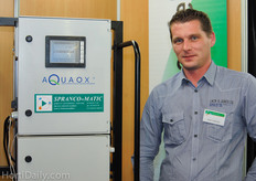 Wout van Dijck from Spranco-Matic, Aquaox distributor in Belgium.