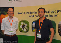 Bram Koppert and Yassin Lahiani from Koppert Biological Systems.