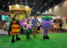 Hortidaily.com editor Boy de Nijs together with his colleagues.