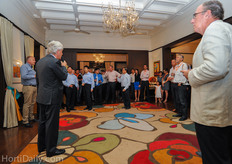 At his residence, the ambassador of the Kingdom of the Netherlands welcomed the Dutch exhibitors that where joining the Holland Pavilion.