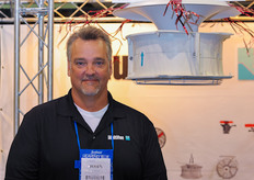 John Juhler from Vostermans was present with the Multi V-Flo Fan. Found out more here: http://www.hortidaily.com/article/1908/Video-of-test-in-cucumber-greenhouse-with-the-Multifan-V-FloFan