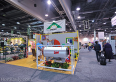 Holland Heater in the booth of the Total Energy Group.