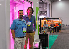 Johann Buck from Hort Americas together with Boy de Nijs from HortiDaily.com