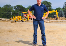In February this year, Green Circle Growers got hit by a fire blaze and a one-acre production barn and five acres of greenhouse structure suffered significant damage. During our visit, a team of workers was busy with restructuring the area and pulling up a new greenhouse.