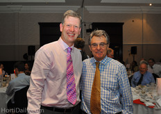 Phil Pearson from APS Salads and Yvo Lens from Gautier Seeds.