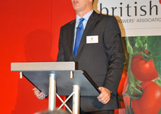 Morning chairman Phil Pearson opening the speaker program.