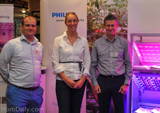 Erik Jansen, Ester van Echtelt and Udo van Slooten from Philips Horti
