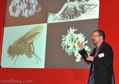 Dave Chandler from Warwick University gave a presentation about Biological control of plant diseases using insect pathogenic funghi with dual activity against plant pathogens.