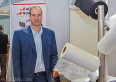 Pascal Subiot from FiberWeb fleece and mulch