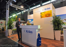 Erik Bubner in the booth of Krassax