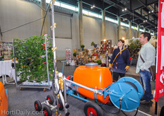 Empass sprayers at the booth of GBC