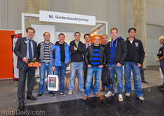 The growers from Lust at the booth of NL Gartenbaubranche. Lust is the most modern tomato grower in Slovenia and marketing it's produce with impressive marketing skills. A complete interview with the growers from Lust can be found on hortidaily.com next week. They are currently expanding their 4 hectare greenhouse with another 2, build by Looije Agro Techniqs.