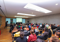 Next to the trade show, an informative seminar program was organize, attended by many students.