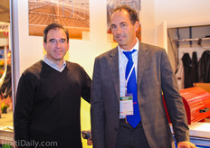 Rob Lando from AgriNomix; The American distributor for Urbinati, together on the picture with Loris Gallo.