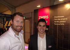 Ramon Schlepers of Tuinbouw Relatiedagen en Fabio Zwirs