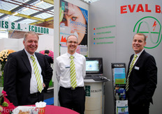 Team Sercom: Kees van Paassen, Hugo Nijgh and Koenraad Mattheus.