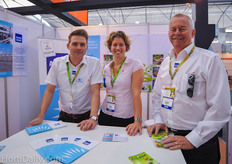 Ben Sosef from Arend Sosef Mexico together with Jorien Schouten from Sudlac and Henk Ham from Arend Sosef.