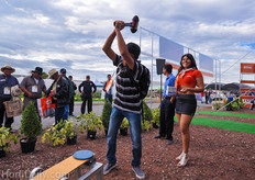 For many growers and farmers, the trade show is also a day of big fun next to doing business.