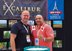 Peter Keller from Darpa together with David Boutros from Ontario's Excalibur Plastics.