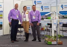 Marcel Vyverberg and his wife Norma from Prins Group USA together with their Dutch colleague Ron in 't Veen