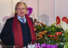 The Dutch Ambassador Dolf Hogewoning at the Dutch Pavilion.