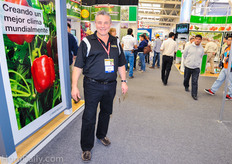 Spotted on the trade show floor: Richard Colasanti from Excalibur Plastics.