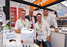 The Team from Forteco/van der Knaap: Jan de Smet, Ron van der Knaap, Pedro Torres Plaza and Andre Braam.