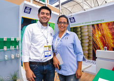 Armando Franco and his colleague from Yara Mexico.
