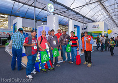 Mexican growers at the Bayer booth.